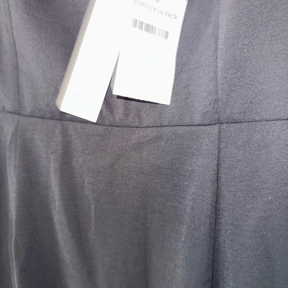 New NSR Black Midi Dress with Slit Small - Picture 3 of 10